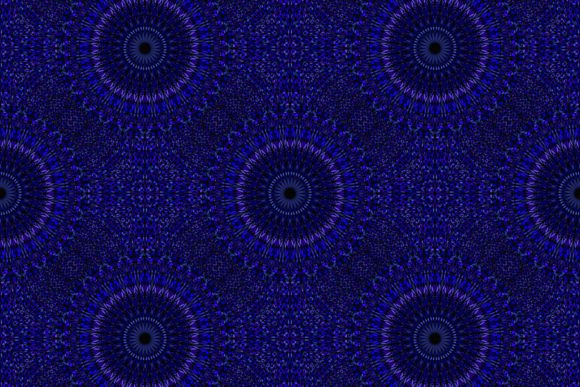 Download Dark Blue Seamless Floral Mandala Pattern - Premium Resources