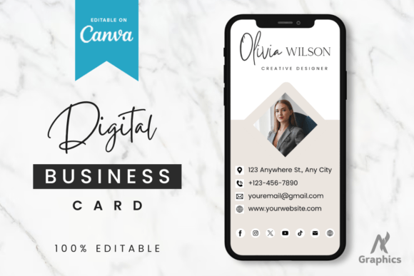 Download Royal New Digital Business Card Template - Business Collection