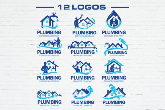 Download Plumbing Business Logo Bundle - Business Collection